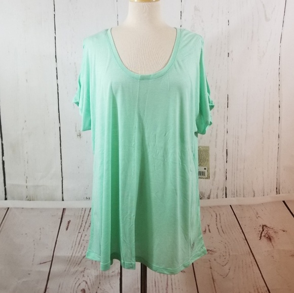 MARIKA Balance Collection Fleur Cold Shoulder Top - Picture 2 of 8